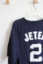 Majestic Navy New York Yankees #2 Jeter Shirt | 2X