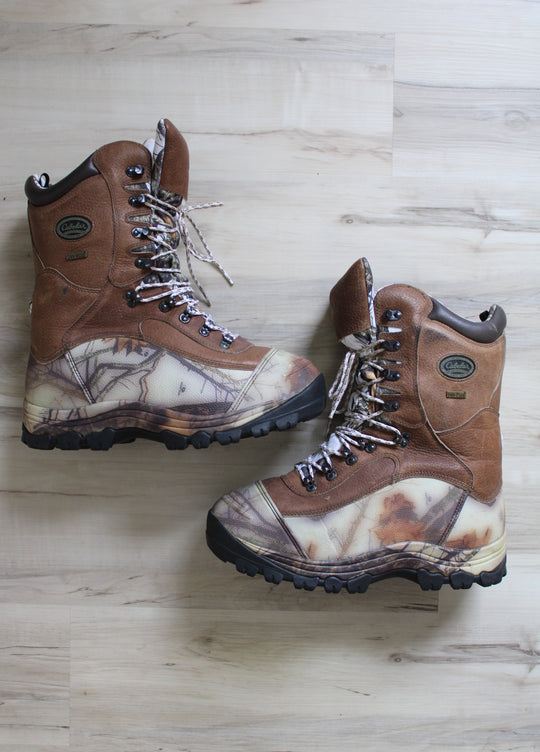 Cabela's Dry-Plus Camo Work Boots | Size 12D