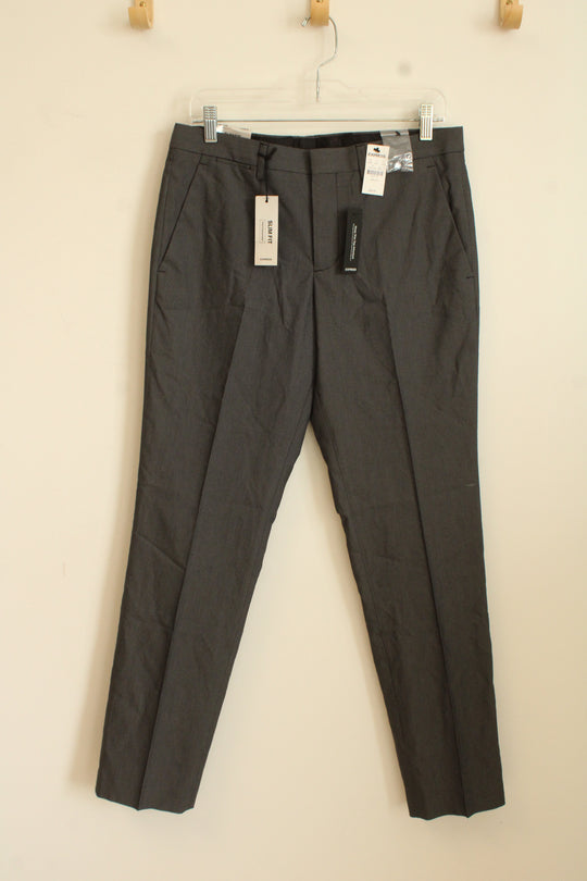 NEW Express Photographer Slim Gray Dot Dress Pants | 30