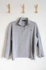Polo Ralph Lauren Gray 1/4 Zip Sweatshirt | XXL