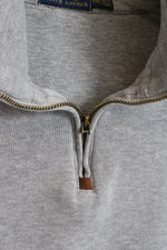 Polo Ralph Lauren Gray 1/4 Zip Sweatshirt | XXL
