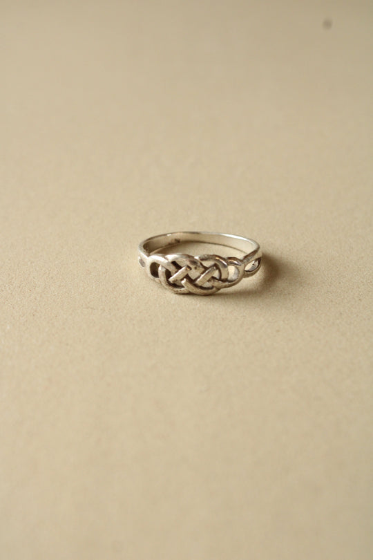 Sterling Silver Braided Ring | Size 7.5
