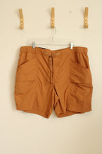 NEW Eddie Bauer Tan Rip Stop Tech Short | XXL