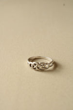 Sterling Silver Braided Ring | Size 7.5
