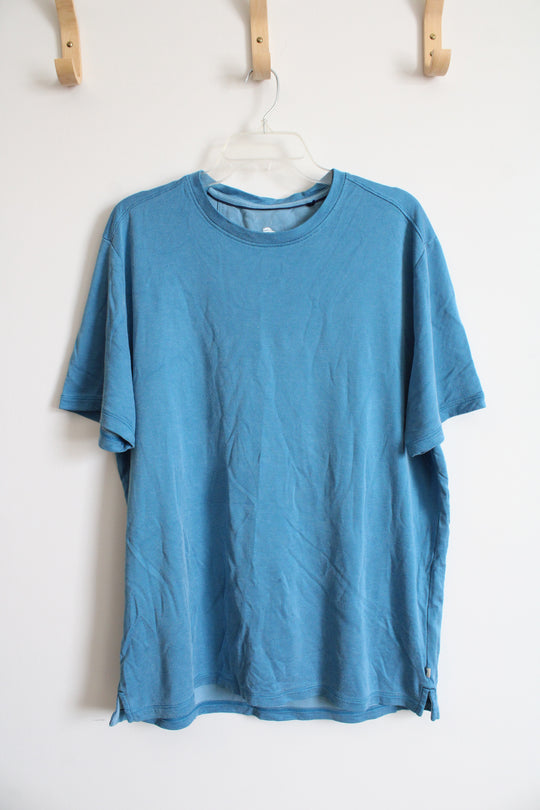 Tommy Bahama Blue Shirt | XL