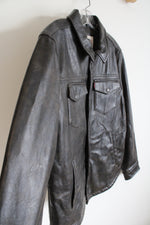 Levi's Brown Faux Leather Jacket | M