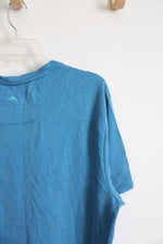 Tommy Bahama Blue Shirt | XL