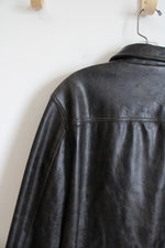 Levi's Brown Faux Leather Jacket | M