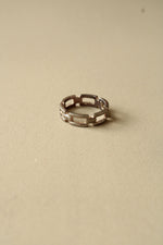 Sterling Silver Chain Link Ring | Size 7.5