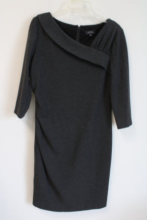 Tahari Arthur S. Levine Gray Dress | 14
