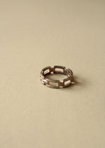 Sterling Silver Chain Link Ring | Size 7.5