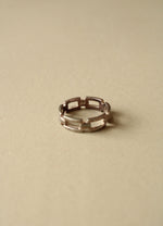 Sterling Silver Chain Link Ring | Size 7.5