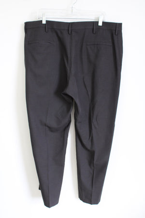 Haggar H26 Black Patterned Work Pants | 40X29