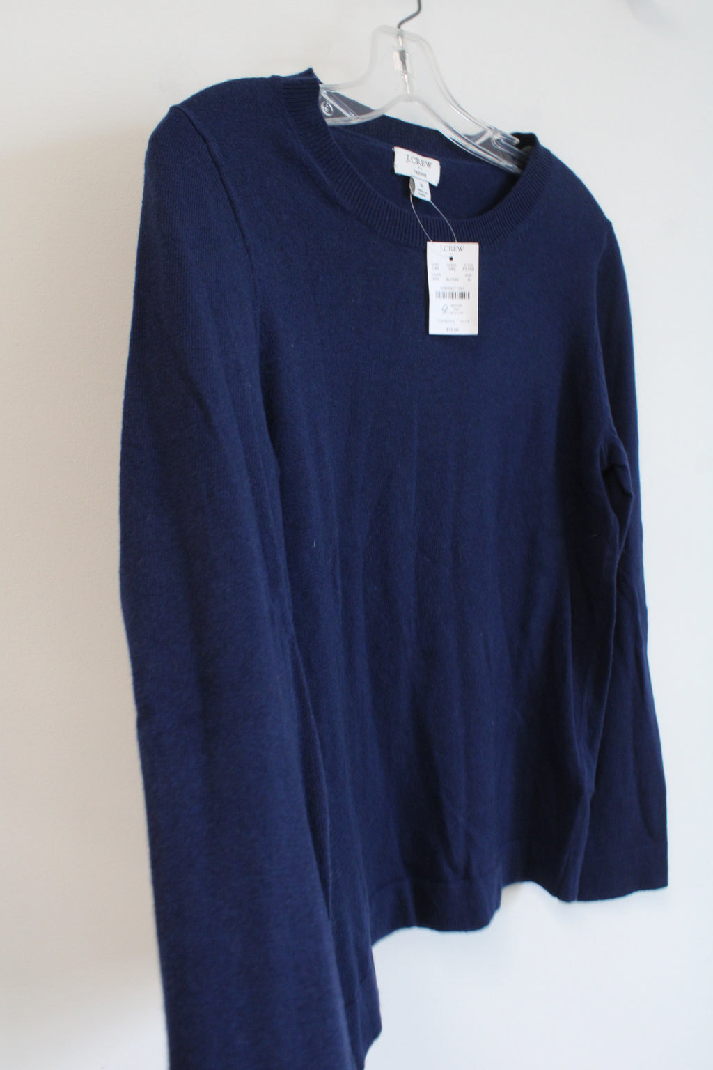 NEW J.Crew Teddy Navy Blue Sweater | S