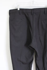 Haggar H26 Black Patterned Work Pants | 40X29