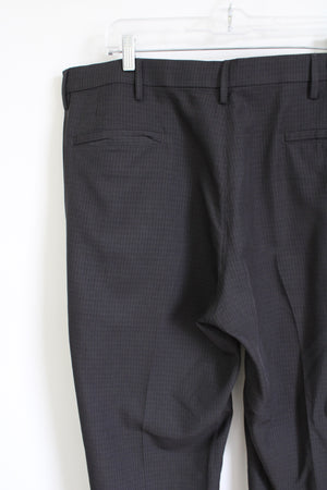 Haggar H26 Black Patterned Work Pants | 40X29