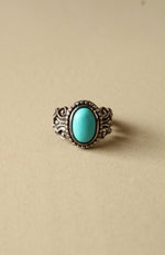 Avon Sterling Silver Turquoise Ring | Size 8