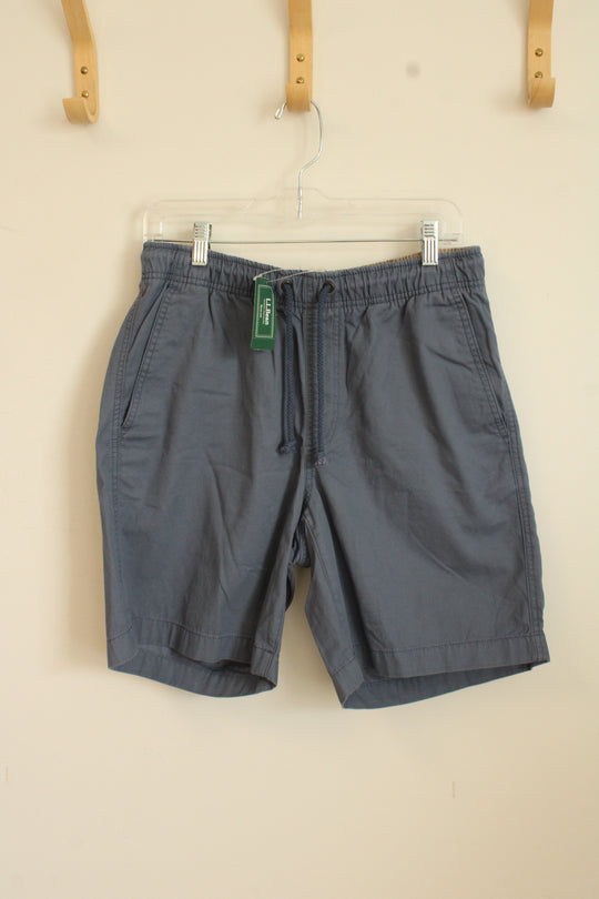 NEW LL Bean Blue Drawstring Shorts | M