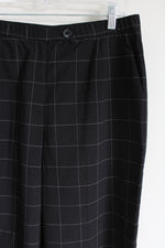 Covington Black Windowpane Trouser | 12