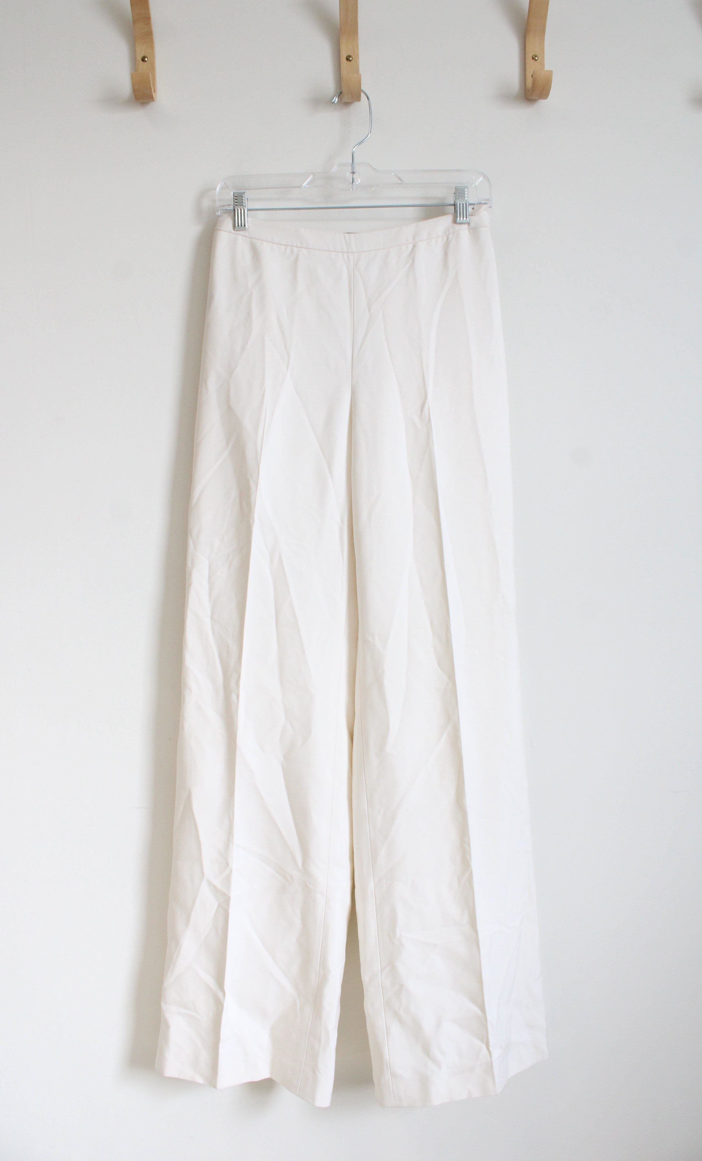 NEW Ellen Tracy White Silk Pants | 2