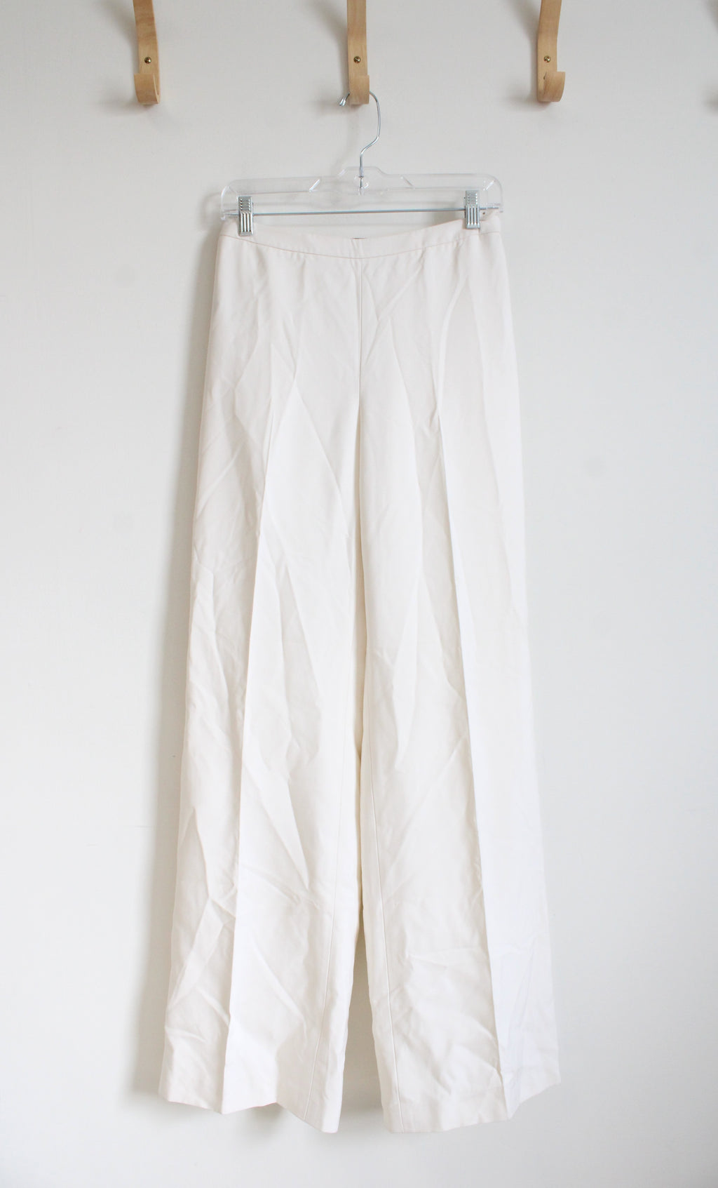 NEW Ellen Tracy White Silk Pants | 2