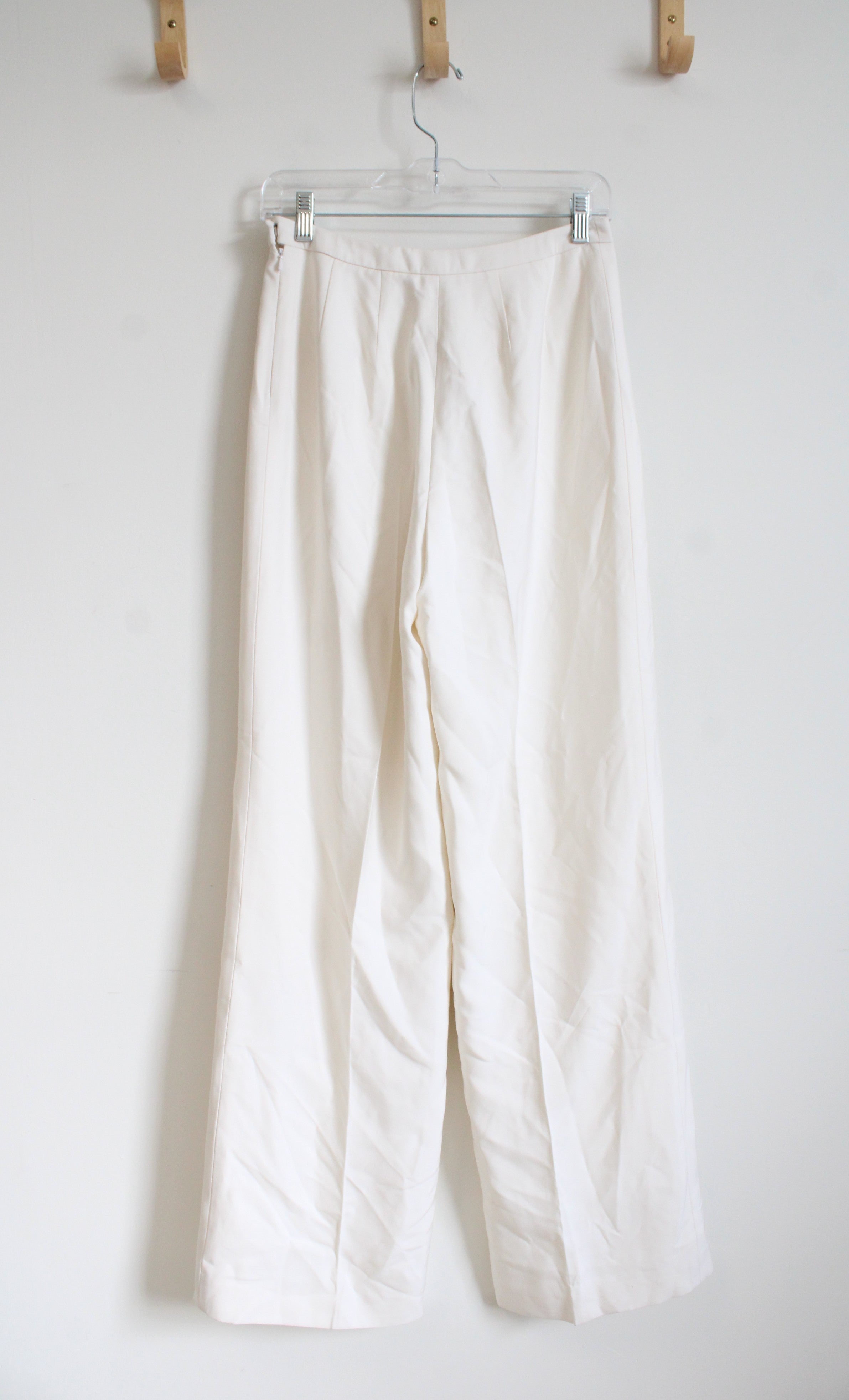 NEW Ellen Tracy White Silk Pants | 2
