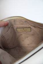 Kate Spade Bailey Pebble Leather Cream Crossbody Bag