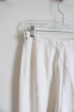 NEW Ellen Tracy White Silk Pants | 2
