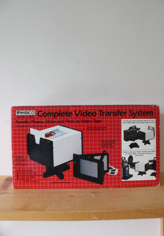 Ambico Complete Video Transfer System Photos Slides And Films To Video Tape