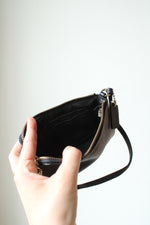 Coach Corner Zip Signature Canvas Brown/Black Wristlet