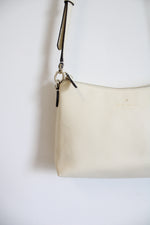 Kate Spade Bailey Pebble Leather Cream Crossbody Bag