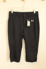 NEW Under Armour Black Women's Utility Softball Pants | M