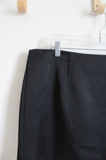 NEW A New Day Black Satin Mini Skirt | 16