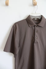 New York & Co. Burgundy Paisley Blouse | M