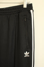 Adidas Black & White Straight Leg Athletic Pants | M