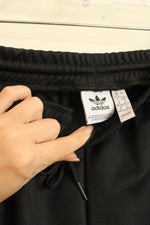 Adidas Black & White Straight Leg Athletic Pants | M