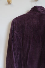 Woolrich Corduroy Wineberry Purple Jacket | M