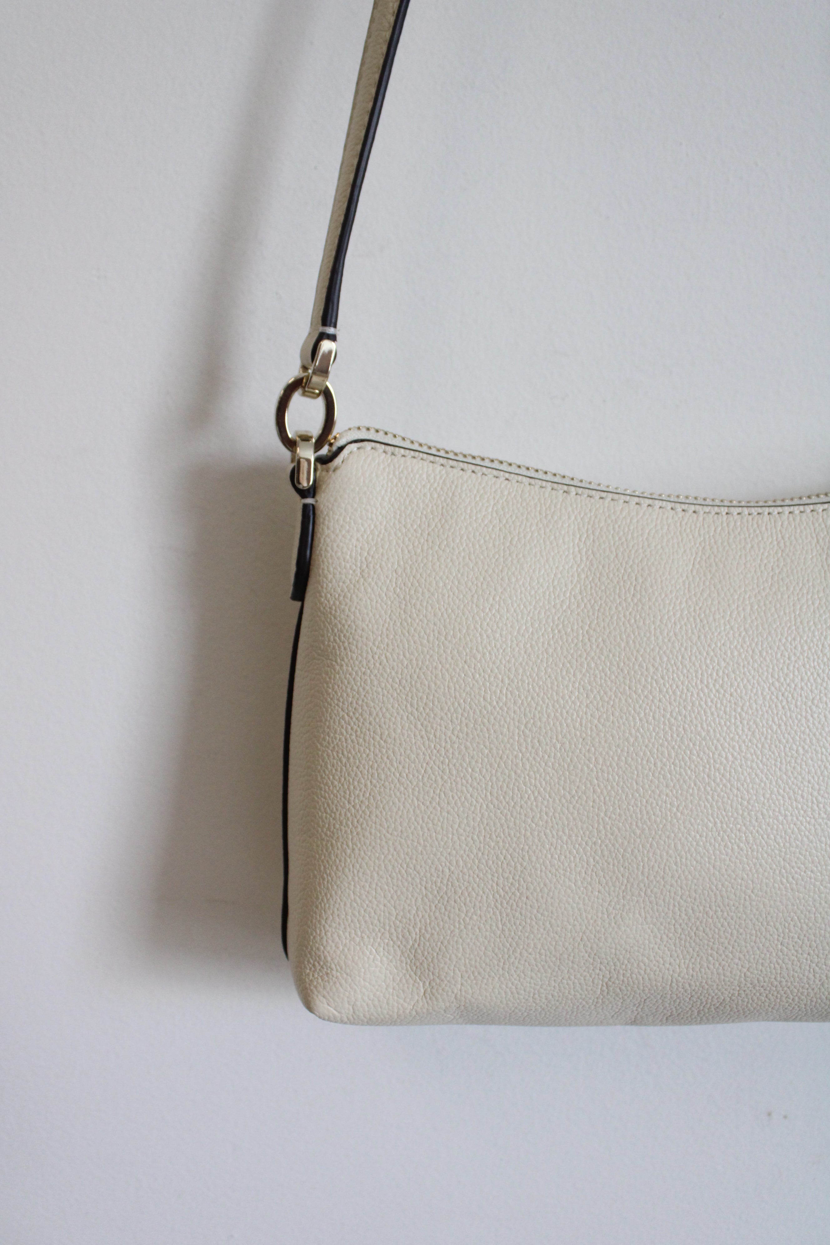 Kate Spade Bailey Pebble Leather Cream Crossbody Bag
