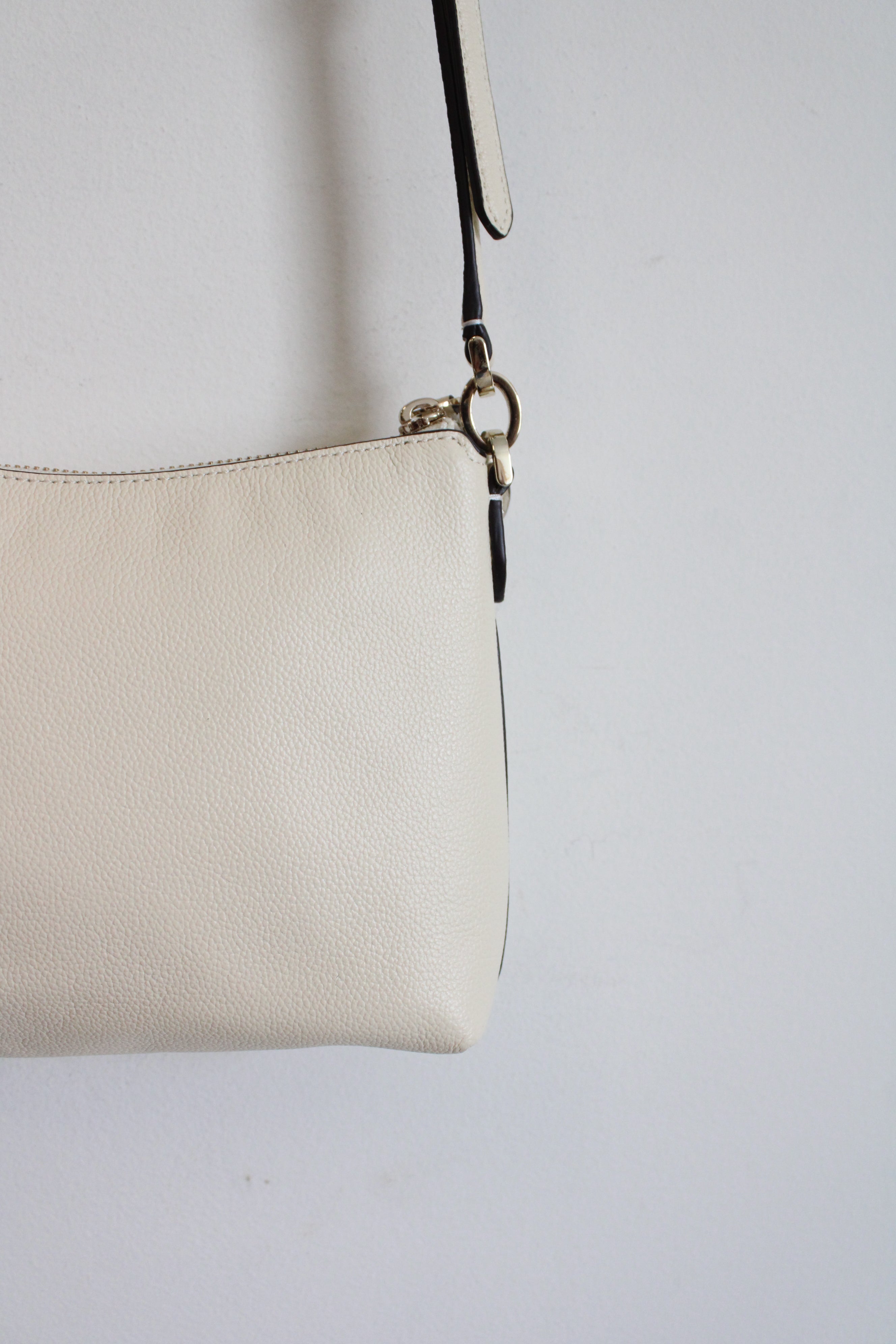 Kate Spade Bailey Pebble Leather Cream Crossbody Bag
