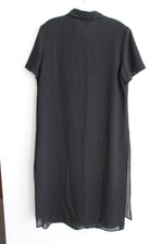 Cynthia Howie Black Tan Dotted Maxi Dress | 20W