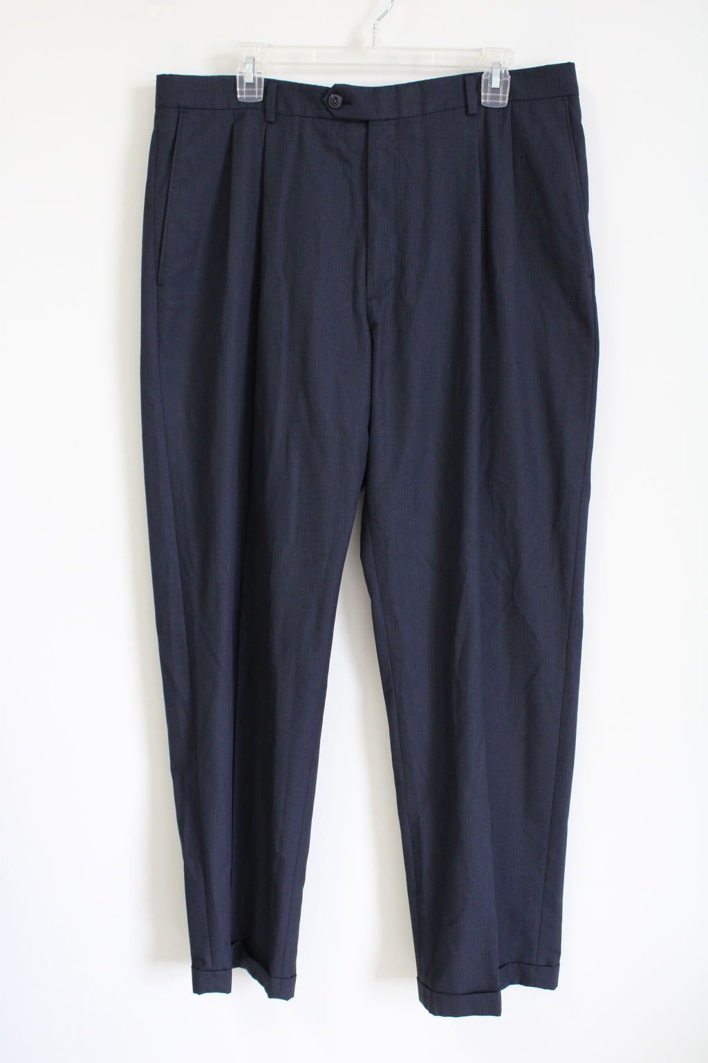 Haggar Navy Blue Dress Pant | 36X32