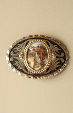 Native American Motif Belt Buckle