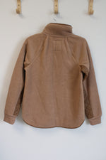 Abercrombie & Fitch Brown Teddy Sherpa Pullover Sweatshirt | S