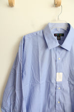 NEW Blue Long Sleeved Button Down Classic Shirt | XL