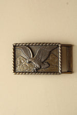 Vintage American Eagle Brass Belt Buckle