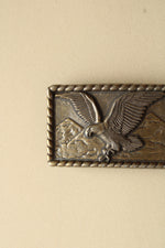 Vintage American Eagle Brass Belt Buckle