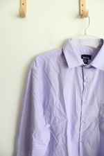 Basic Elements Purple Long Sleeved Button Down Shirt | XL