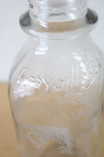Graybills Dairy Clear Glass Pint Milk Jug