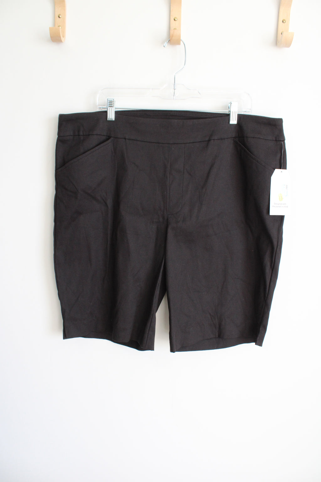 NEW Time & Tru Black Stretch Shorts | XXL/20