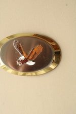 Bald Eagle Gold Belt Buckle